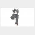 SOPORTE DE LOS POSAPIES DELANTEROS (2) (CON SILENT-BLOCK) APRILIA RED ROSE 125 6