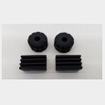 JUEGO DE LAS GOMAS / SILENT BLOCK  DE APOYO DEL DEPOSITO DE LA GASOLINA HONDA VT 750 RS '10 (VT750SA) 1