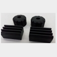 JUEGO DE LAS GOMAS / SILENT BLOCK  DE APOYO DEL DEPOSITO DE LA GASOLINA HONDA VT 750 RS '10 (VT750SA) 2