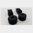 JUEGO DE LAS GOMAS / SILENT BLOCK  DE APOYO DEL DEPOSITO DE LA GASOLINA HONDA VT 750 RS '10 (VT750SA) 4