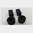 JUEGO DE LAS GOMAS / SILENT BLOCK  DE APOYO DEL DEPOSITO DE LA GASOLINA HONDA VT 750 RS '10 (VT750SA) 5