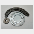 KIT DE TRANSMISION (1) SEGUN FOTOGRAFIAS ( RELACION 17/45 PASO 530 ) YAMAHA R1 '04/'06 (YZF R1 '04/'06 5VY) 1