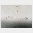 TAPA TRASERA LATERAL DERECHA (1#) SEGUN FOTOGRAFIAS ( 5RW-F1731-00 ) YAMAHA JOG RR 49CC. 5