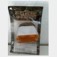 REF. 230312 LUZ DE MARCADOR REGULAR CON TULIPA NARANJA "DOBLE FILAMENTO" CUSTOM / H.D.