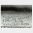 GUIA DE AIRE RADIADOR ( 19050-KTF-6400 ) HONDA PES 125 I.E. '06/'13 4